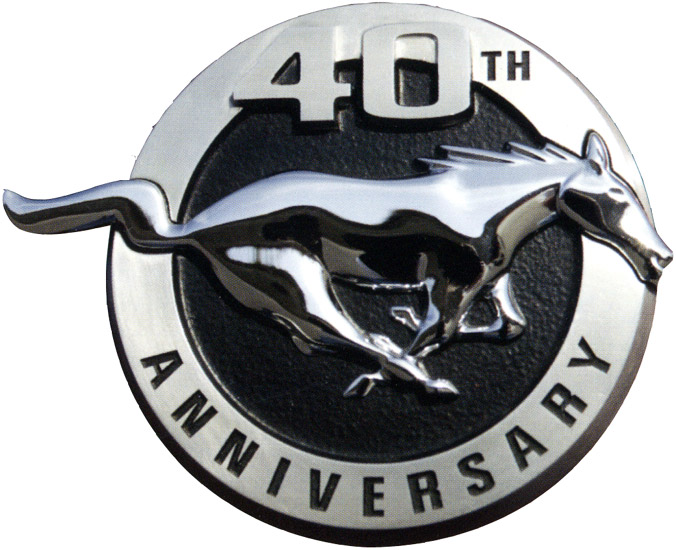 2004 Ford mustang 40th anniversary badges #10